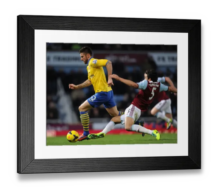 Framed Print : Clash at the Boleyn: Ramsey vs. Tomkins in the Premier League Battle between West Ham and Arsenal Framed Print : Clash at the Boleyn: Ramsey vs. Tomkins in the Premier League Battle between West Ham and Arsenal