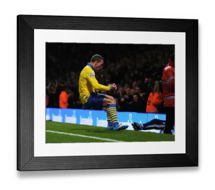 Framed Print : Lukas Podolski's Hat-Trick: Arsenal's Triumph over West Ham United (2013-14) Framed Print : Lukas Podolski's Hat-Trick: Arsenal's Triumph over West Ham United (2013-14)