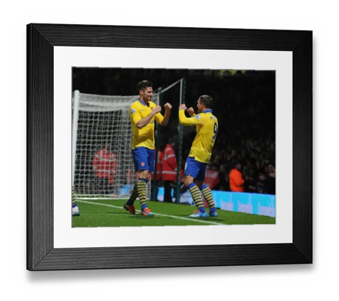 Framed Print : Lukas Podolski's Hat-Trick: Arsenal's Triumph over West Ham United (December 2013) Framed Print : Lukas Podolski's Hat-Trick: Arsenal's Triumph over West Ham United (December 2013)