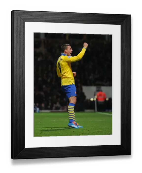 Framed Print : Lukas Podolski's Hat-Trick: Arsenal's Triumph over West Ham United (2013-14) Framed Print : Lukas Podolski's Hat-Trick: Arsenal's Triumph over West Ham United (2013-14)