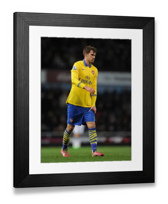 Framed Print : Aaron Ramsey's Injury Marrs Arsenal's Christmas Showdown vs West Ham United (2013-14) Framed Print : Aaron Ramsey's Injury Marrs Arsenal's Christmas Showdown vs West Ham United (2013-14)