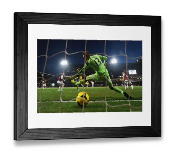 Framed Print : Theo Walcott Scores Against West Ham: Arsenal's Victory in the Premier League, 2013-14 Framed Print : Theo Walcott Scores Against West Ham: Arsenal's Victory in the Premier League, 2013-14