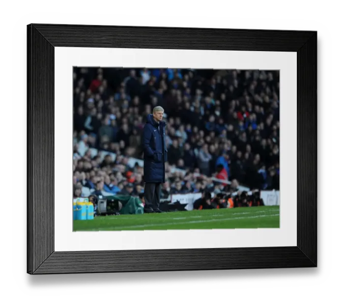 Framed Print : Arsene Wenger Leads Arsenal Against West Ham United in Premier League Clash (2013-14) Framed Print : Arsene Wenger Leads Arsenal Against West Ham United in Premier League Clash (2013-14)