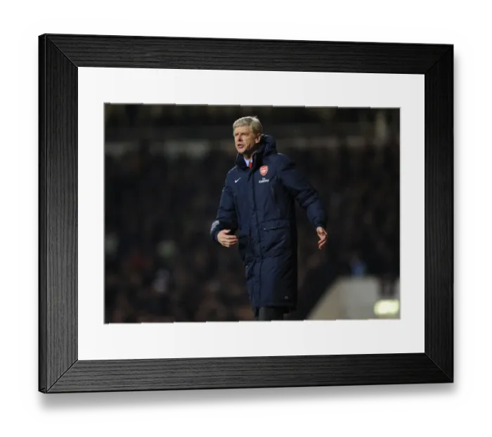 Framed Print : Arsene Wenger Leads Arsenal in Premier League Clash against West Ham United (2013-14) Framed Print : Arsene Wenger Leads Arsenal in Premier League Clash against West Ham United (2013-14)