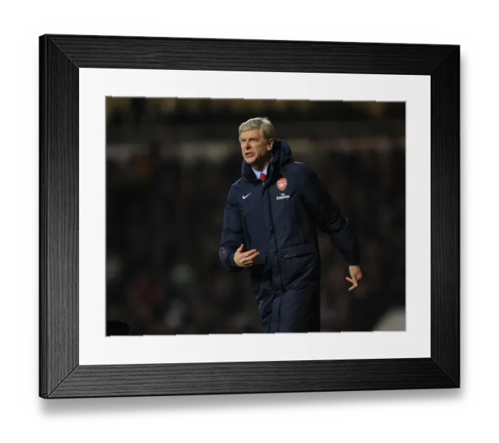 Framed Print : Arsene Wenger Leads Arsenal in Premier League Clash Against West Ham United (2013-14) Framed Print : Arsene Wenger Leads Arsenal in Premier League Clash Against West Ham United (2013-14)