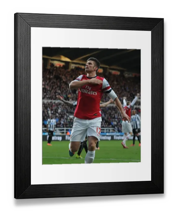 Framed Print : Thrilling Victory: Olivier Giroud's Goal Seals Arsenal's Win at Newcastle United, Premier League 2013-14 Framed Print : Thrilling Victory: Olivier Giroud's Goal Seals Arsenal's Win at Newcastle United, Premier League 2013-14