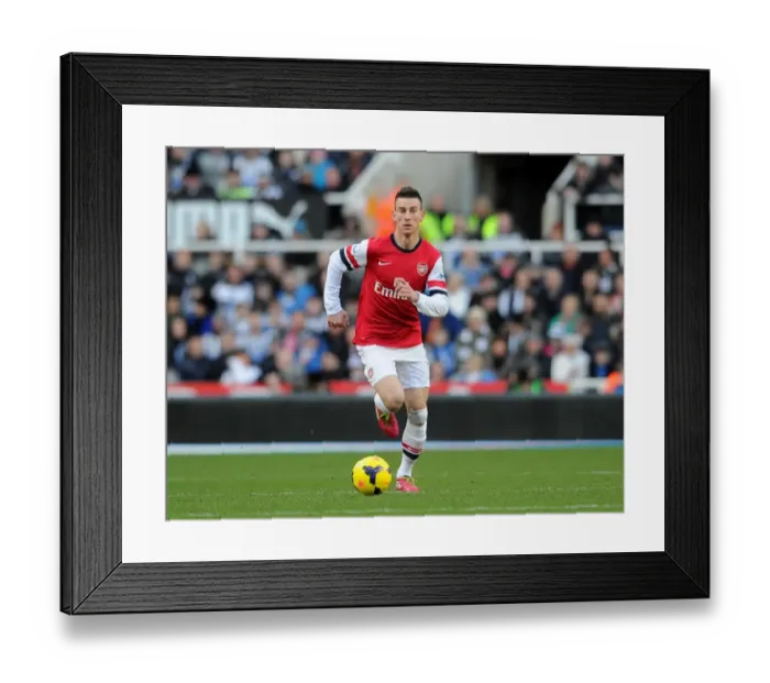 Framed Print : Laurent Koscielny (Arsenal). Newcastle United 0: 1 Arsenal. Barclays Premier League Framed Print : Laurent Koscielny (Arsenal). Newcastle United 0: 1 Arsenal. Barclays Premier League