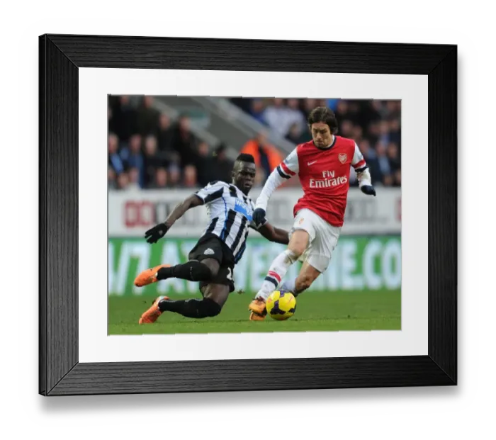 Framed Print : Rosicky Outmaneuvers Tiote: A Battle in the Midfield - Newcastle United vs Arsenal (2013-14) Framed Print : Rosicky Outmaneuvers Tiote: A Battle in the Midfield - Newcastle United vs Arsenal (2013-14)