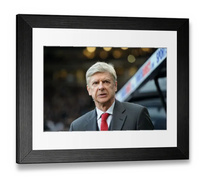 Framed Print : Arsene Wenger at Newcastle United: Arsenal Manager, Premier League 2013-14 (Newcastle v Arsenal)