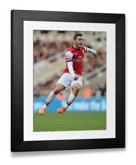 Framed Print : Jack Wilshere in Action: Newcastle United vs. Arsenal, Premier League 2013-14 Framed Print : Jack Wilshere in Action: Newcastle United vs. Arsenal, Premier League 2013-14