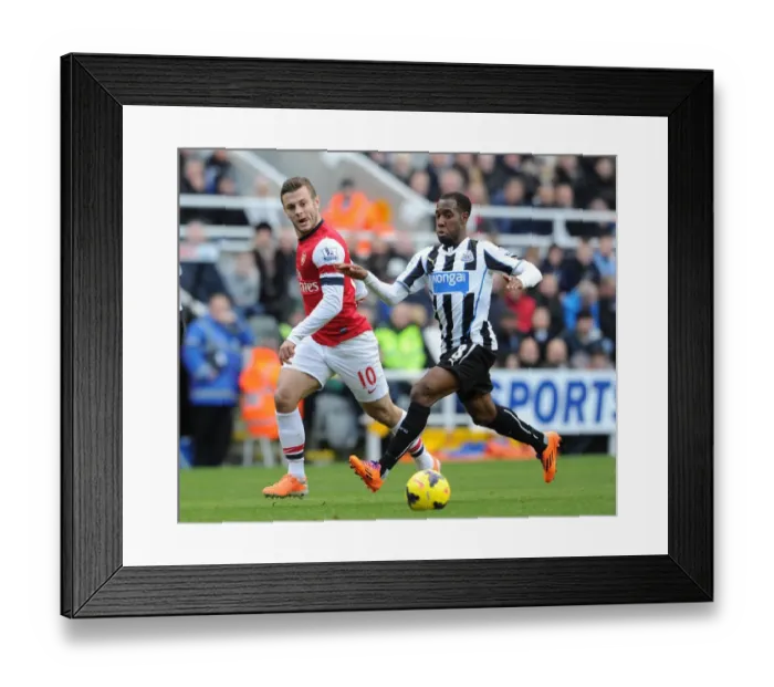 Framed Print : Jack Wilshere vs. Vernon Anita: Intense Battle at St. James Park (Newcastle United vs. Arsenal, 2013-14) Framed Print : Jack Wilshere vs. Vernon Anita: Intense Battle at St. James Park (Newcastle United vs. Arsenal, 2013-14)