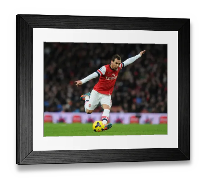 Framed Print : Santi Cazorla in Action: Arsenal vs. Cardiff City, Premier League 2013-14 Framed Print : Santi Cazorla in Action: Arsenal vs. Cardiff City, Premier League 2013-14