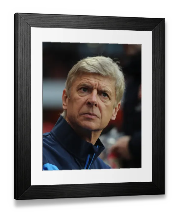 Framed Print : Arsene Wenger: Arsenal Manager Before Arsenal vs. Cardiff City (2013-14) Framed Print : Arsene Wenger: Arsenal Manager Before Arsenal vs. Cardiff City (2013-14)