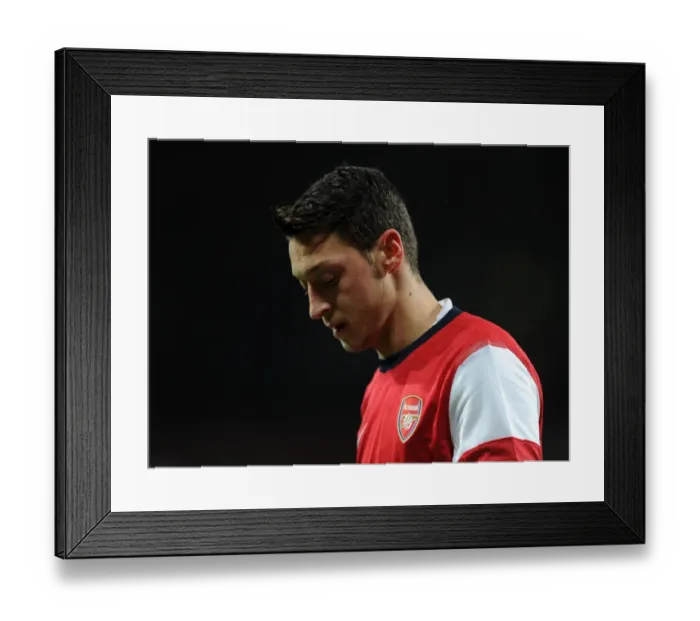 Framed Print : Mesut Ozil in Action: Arsenal vs. Tottenham Hotspur, FA Cup Third Round