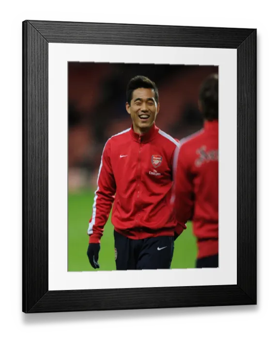 Framed Print : Arsenal's Ju Young Park Prepares for FA Cup Clash Against Tottenham
