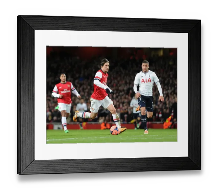Framed Print : Rosicky Stuns Walker: FA Cup Drama as Arsenal Edge Past Tottenham (2013-14) Framed Print : Rosicky Stuns Walker: FA Cup Drama as Arsenal Edge Past Tottenham (2013-14)