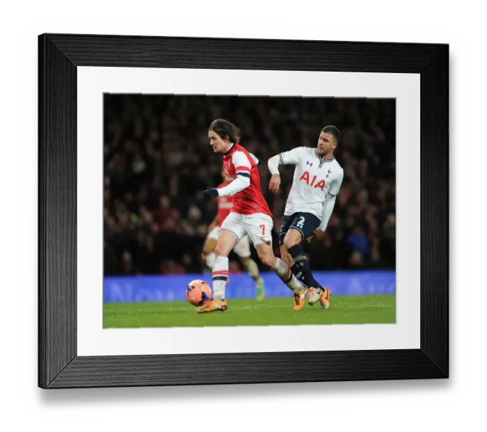 Framed Print : Arsenal's Rosicky Scores Second Goal Against Tottenham in FA Cup Third Round Framed Print : Arsenal's Rosicky Scores Second Goal Against Tottenham in FA Cup Third Round