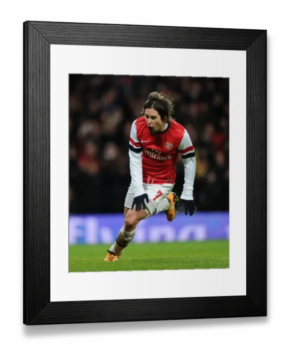 Framed Print : Rosicky's Double Strike: Arsenal's FA Cup Triumph Over Tottenham (January 2014) Framed Print : Rosicky's Double Strike: Arsenal's FA Cup Triumph Over Tottenham (January 2014)