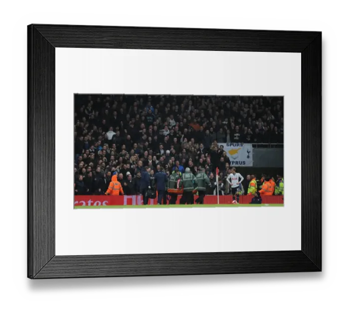 Framed Print : Theo Walcott's Devastating Injury: Arsenal's FA Cup Hopes Dashed Against Tottenham