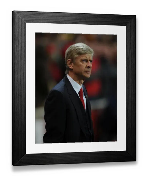 Framed Print : Arsene Wenger: Arsenal Manager Ahead of Arsenal vs. Tottenham FA Cup Clash, 2014 Framed Print : Arsene Wenger: Arsenal Manager Ahead of Arsenal vs. Tottenham FA Cup Clash, 2014