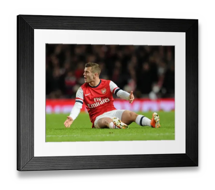 Framed Print : Jack Wilshere: Arsenal vs. Tottenham Hotspur FA Cup Clash, 2013-14 Framed Print : Jack Wilshere: Arsenal vs. Tottenham Hotspur FA Cup Clash, 2013-14