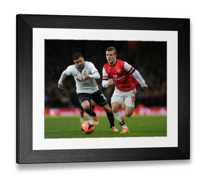Framed Print : Jack Wilshere's FA Cup Triumph: Outmaneuvering Kyle Walker for Arsenal Framed Print : Jack Wilshere's FA Cup Triumph: Outmaneuvering Kyle Walker for Arsenal