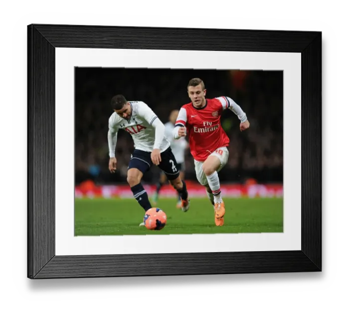 Framed Print : Jack Wilshere's Electrifying Run: Arsenal Star Outmaneuvers Kyle Walker in FA Cup Clash Framed Print : Jack Wilshere's Electrifying Run: Arsenal Star Outmaneuvers Kyle Walker in FA Cup Clash