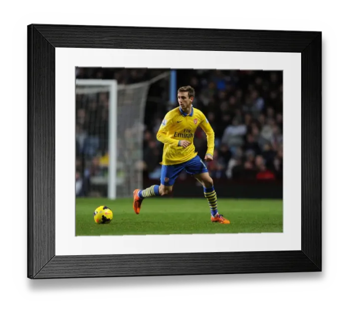 Framed Print : Nacho Monreal in Action: Aston Villa vs. Arsenal, Premier League 2013-14 Framed Print : Nacho Monreal in Action: Aston Villa vs. Arsenal, Premier League 2013-14
