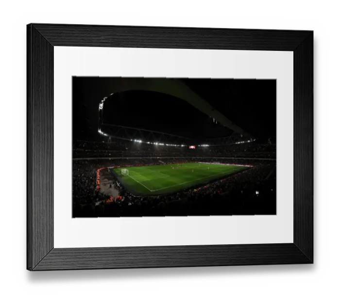 Framed Print : Arsenal Fans Light Up Emirates Stadium during FA Cup Match against Coventry City Framed Print : Arsenal Fans Light Up Emirates Stadium during FA Cup Match against Coventry City