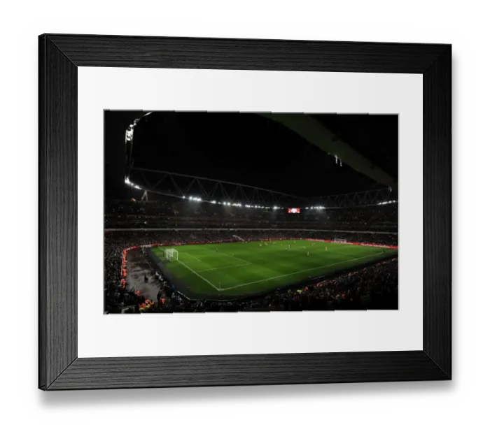 Framed Print : Arsenal Fans Illuminate Emirates Stadium with Sea of Lights during FA Cup Match against Coventry City Framed Print : Arsenal Fans Illuminate Emirates Stadium with Sea of Lights during FA Cup Match against Coventry City