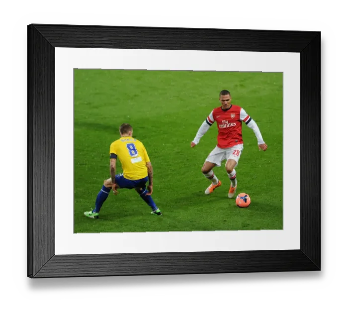 Framed Print : Arsenal vs Coventry City: Kieran Gibbs vs Karl Baker - FA Cup Fourth Round Clash Framed Print : Arsenal vs Coventry City: Kieran Gibbs vs Karl Baker - FA Cup Fourth Round Clash