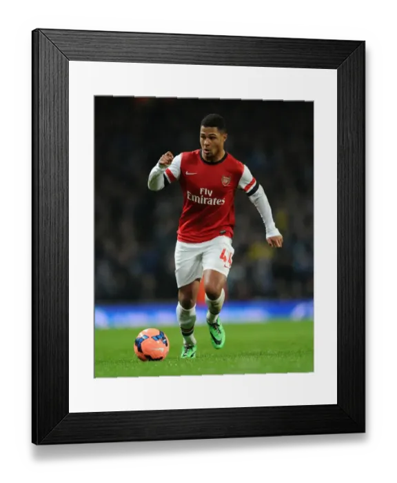Framed Print : Serge Gnabry in Action: Arsenal vs Coventry City - FA Cup Fourth Round