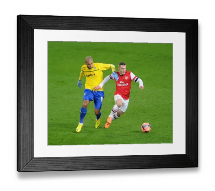 Framed Print : Jack Wilshere Outpaces Leon Clarke: Arsenal vs Coventry City, FA Cup Fourth Round Framed Print : Jack Wilshere Outpaces Leon Clarke: Arsenal vs Coventry City, FA Cup Fourth Round