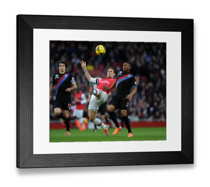 Framed Print : Intense Rivalry: Giroud vs. Dikgacoi Clash at Emirates - Arsenal vs. Crystal Palace, Premier League Framed Print : Intense Rivalry: Giroud vs. Dikgacoi Clash at Emirates - Arsenal vs. Crystal Palace, Premier League