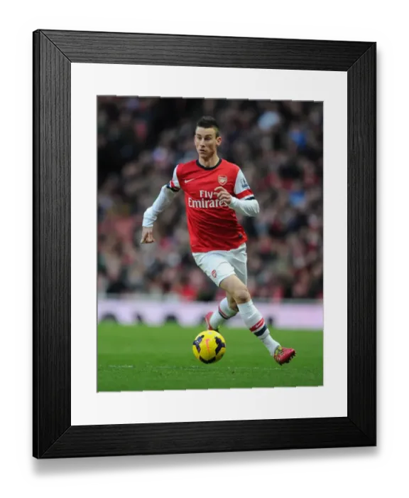 Framed Print : Laurent Koscielny Focused During Arsenal vs Crystal Palace Premier League Clash, 2014 Framed Print : Laurent Koscielny Focused During Arsenal vs Crystal Palace Premier League Clash, 2014