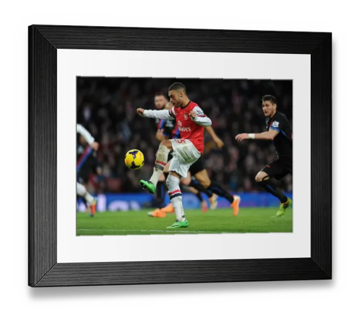 Framed Print : Alex Oxlade-Chamberlain Scores for Arsenal Against Crystal Palace in the Premier League Framed Print : Alex Oxlade-Chamberlain Scores for Arsenal Against Crystal Palace in the Premier League