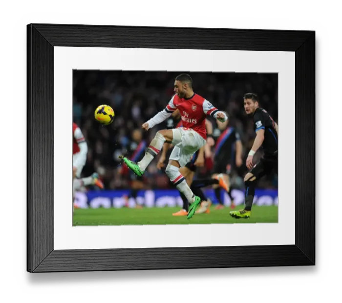 Framed Print : Alex Oxlade-Chamberlain Scores: Arsenal vs Crystal Palace (2013-14)