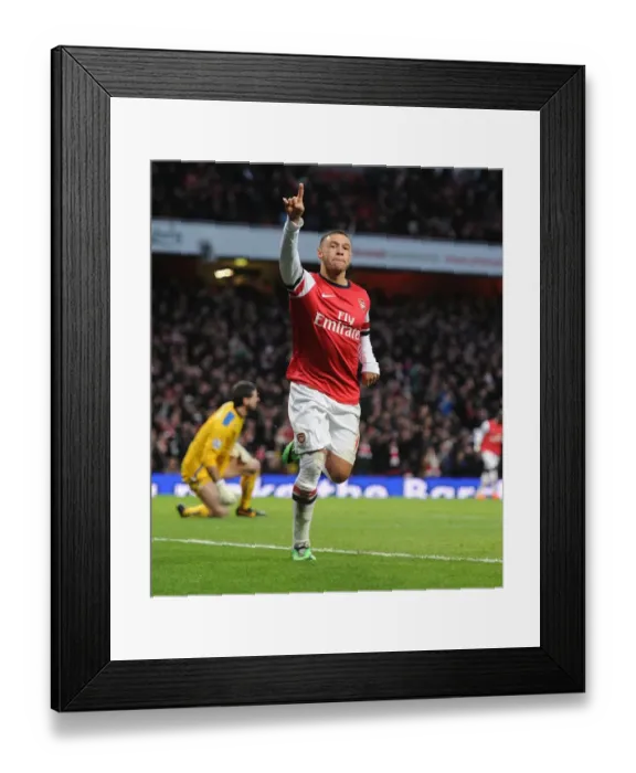 Framed Print : Alex Oxlade-Chamberlain's Goal: Arsenal vs Crystal Palace, Premier League 2013-14 Framed Print : Alex Oxlade-Chamberlain's Goal: Arsenal vs Crystal Palace, Premier League 2013-14