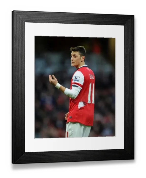 Framed Print : Mesut Ozil's Ripped Shirt: Intense Moment from Arsenal vs. Crystal Palace, Premier League 2013-14 Framed Print : Mesut Ozil's Ripped Shirt: Intense Moment from Arsenal vs. Crystal Palace, Premier League 2013-14