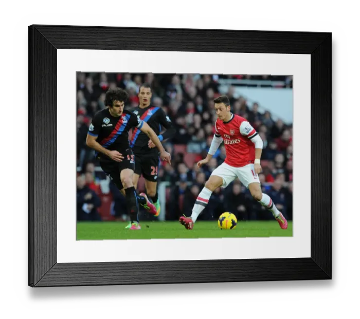 Framed Print : Mesut Ozil vs. Mile Jedinak: Clash at the Emirates - Arsenal v Crystal Palace, Premier League 2013-14 Framed Print : Mesut Ozil vs. Mile Jedinak: Clash at the Emirates - Arsenal v Crystal Palace, Premier League 2013-14