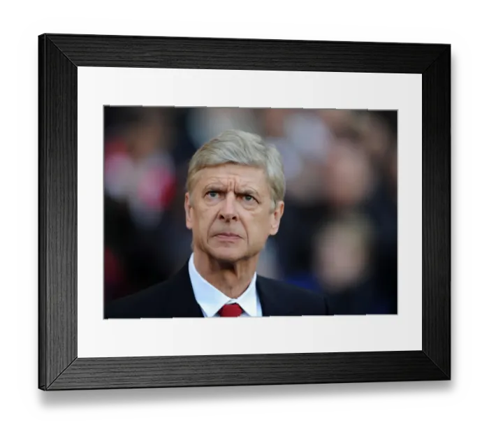 Framed Print : Arsene Wenger: Arsenal Manager Before Arsenal vs Crystal Palace, Premier League 2013-14