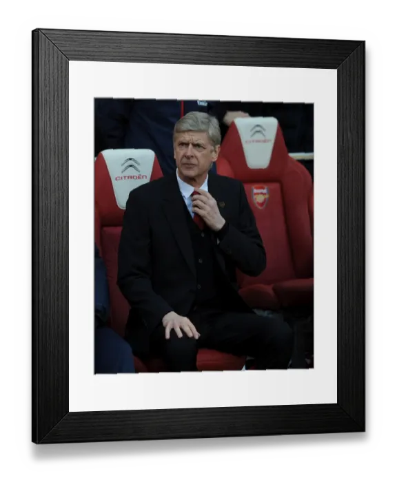 Framed Print : Arsene Wenger the Arsenal Manager before the match. Arsenal 2: 0 Crystal Palace. Barclays Framed Print : Arsene Wenger the Arsenal Manager before the match. Arsenal 2: 0 Crystal Palace. Barclays