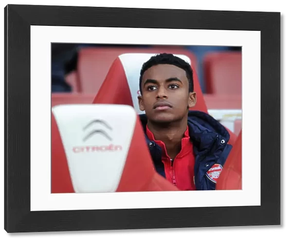 Gedion Zelalem (Arsenal) before the match. Arsenal 2: 0 Crystal Palace. Barclays Premier League