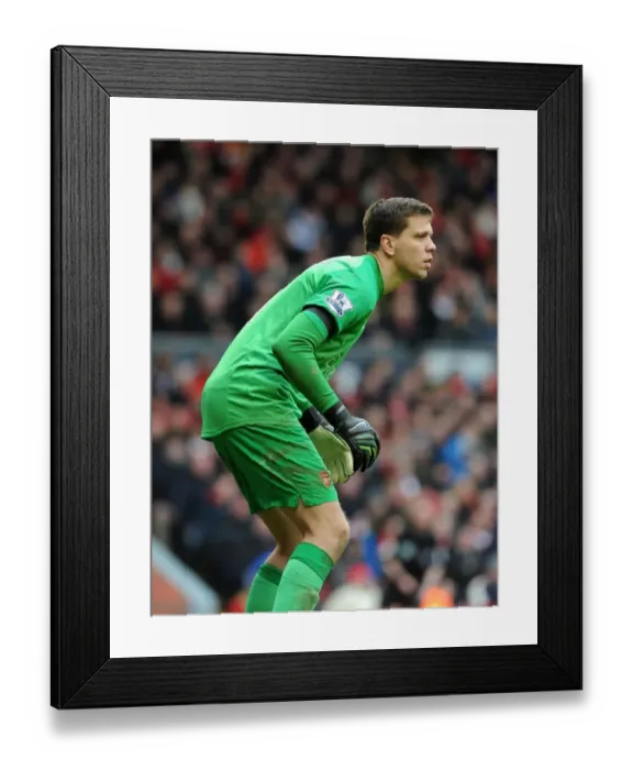 Framed Print : Wojciech Szczesny: Arsenal's Fortitude at Anfield (2013-14)