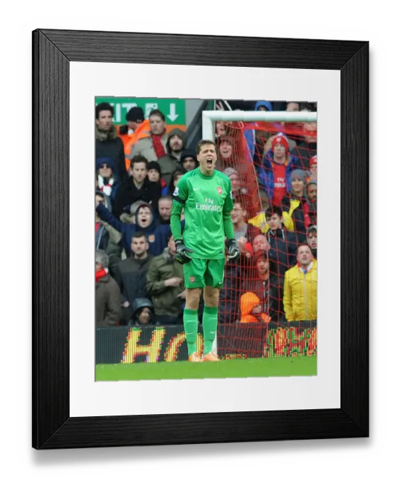 Framed Print : Wojciech Szczesny's Unyielding Performance at Anfield (2013-14) Framed Print : Wojciech Szczesny's Unyielding Performance at Anfield (2013-14)