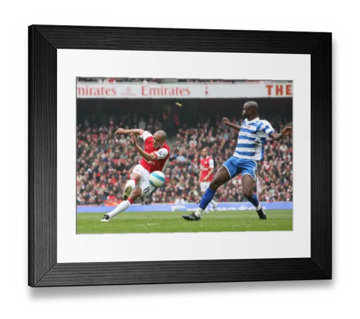 Framed Print : Gilberto's Stunner: Arsenal's 2nd Goal vs. Reading (2-0), Barclays Premier League, 2008 Framed Print : Gilberto's Stunner: Arsenal's 2nd Goal vs. Reading (2-0), Barclays Premier League, 2008