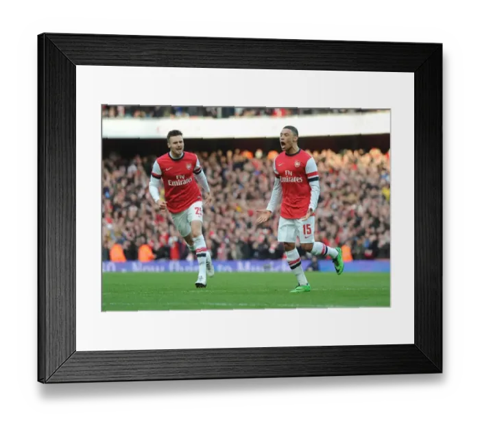 Framed Print : Arsenal's Oxlade-Chamberlain Scores Dramatic Winner Against Liverpool in FA Cup Fifth Round Framed Print : Arsenal's Oxlade-Chamberlain Scores Dramatic Winner Against Liverpool in FA Cup Fifth Round