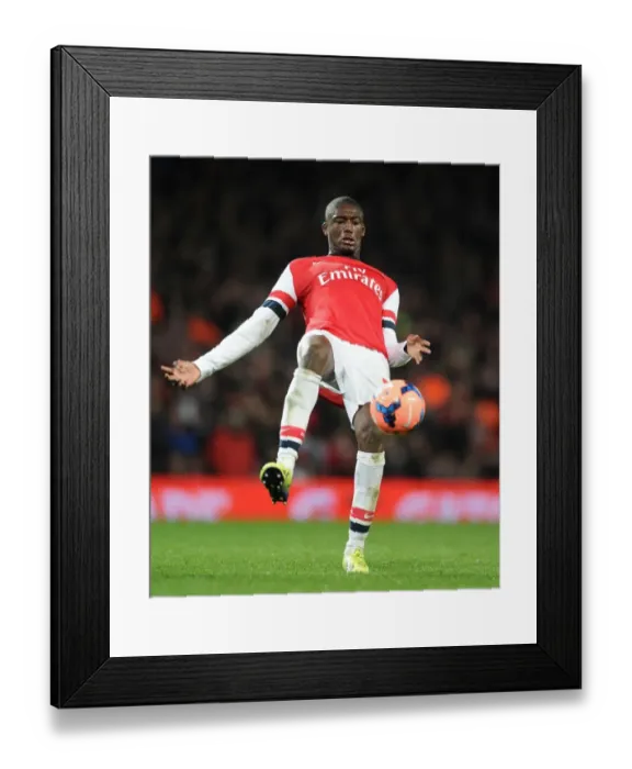 Framed Print : Yaya Sanogo in Action: Arsenal vs Liverpool, FA Cup 2013-14 Framed Print : Yaya Sanogo in Action: Arsenal vs Liverpool, FA Cup 2013-14