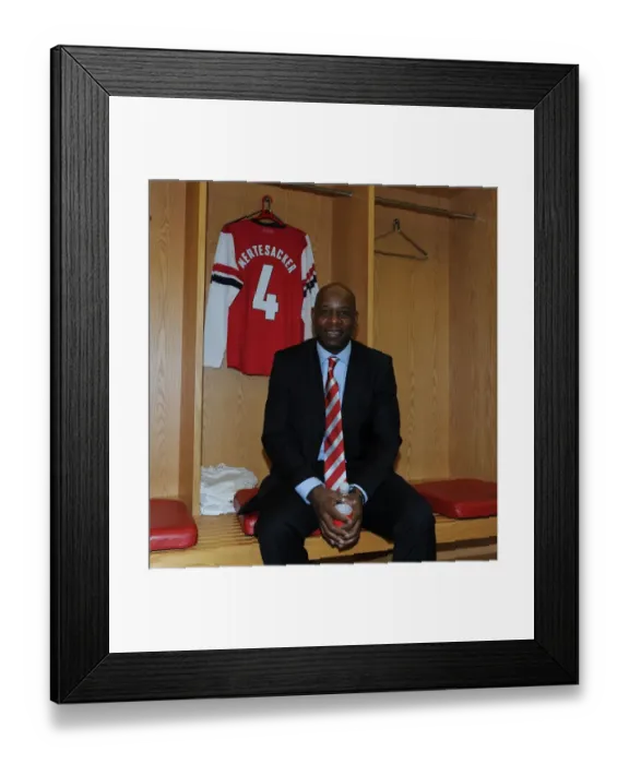 Framed Print : Michael Thomas Returns: Nostalgic Moment as Ex-Arsenal Player Visits Locker Room Before Arsenal vs Liverpool FA Cup Clash Framed Print : Michael Thomas Returns: Nostalgic Moment as Ex-Arsenal Player Visits Locker Room Before Arsenal vs Liverpool FA Cup Clash