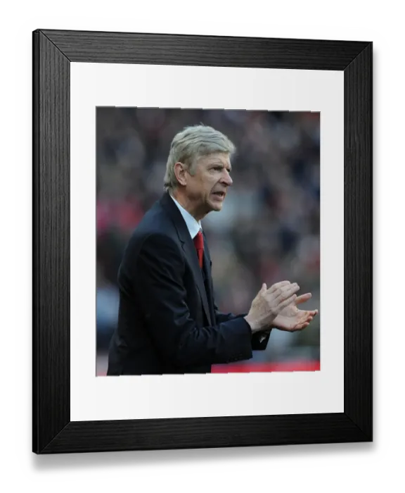 Framed Print : Arsene Wenger: Arsenal Manager Prepares for FA Cup Clash Against Liverpool, 2014 Framed Print : Arsene Wenger: Arsenal Manager Prepares for FA Cup Clash Against Liverpool, 2014